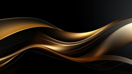 Fototapeta premium patterns black and gold abstract graphic