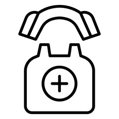 Nurse Call Button Vector Icon