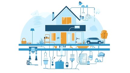 real estate concept with house