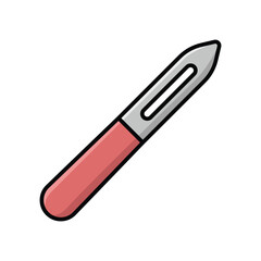 Fototapeta premium peeler icon vector design template simple and clean