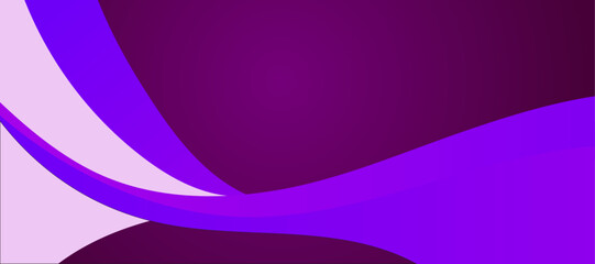 Modern abstract purple banner background