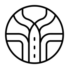 Junction Map Vector Icon