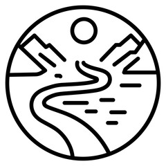 Shortcut Path Vector Icon