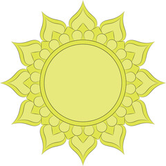 Its a Colorful Mandala Design.