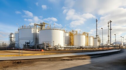 Obraz premium natural gas processing plant
