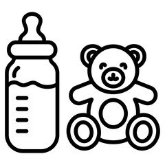 Baby Store Vector Icon