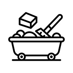 Cleaning Bathtub Vector Icon