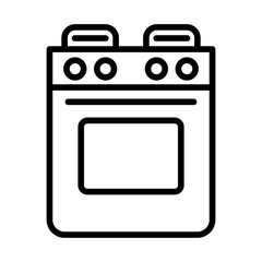 Cleaning Stove Vector Icon
