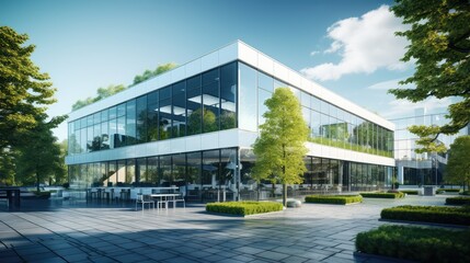 glass buildings office