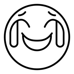 Face with Tears of Joy Icon