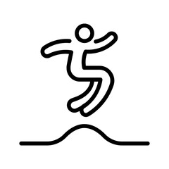 Triple Jump Vector Icon