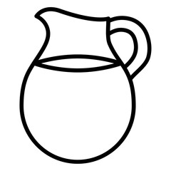 Lemonade Jug Vector Icon