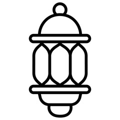 Arabian Lantern Vector Icon