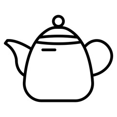 Teapot Vector Icon