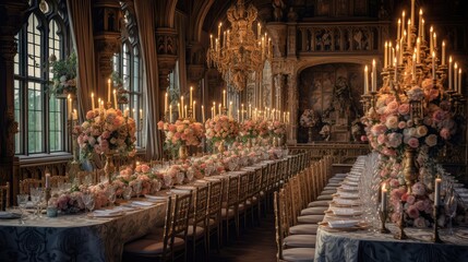 Fototapeta premium dining castle table