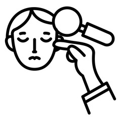 Skin Checkup Vector Icon