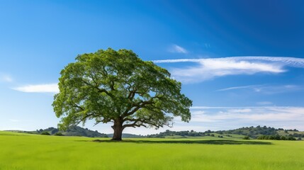 Obraz premium branches isolated oak tree