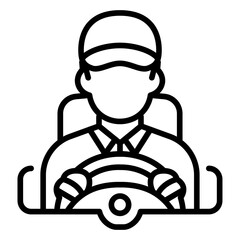 Driver Vector Icon