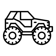 All Terrain Vehicle Vector Icon