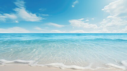 waves light blue ocean