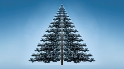 tall pine tree shapes