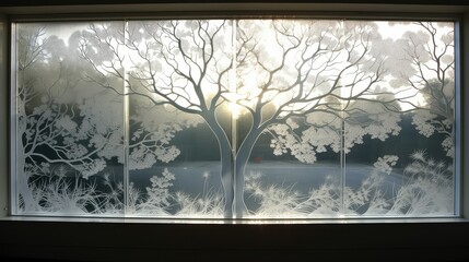 privacy glass etching