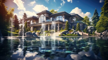 Obraz premium mansi house on cash