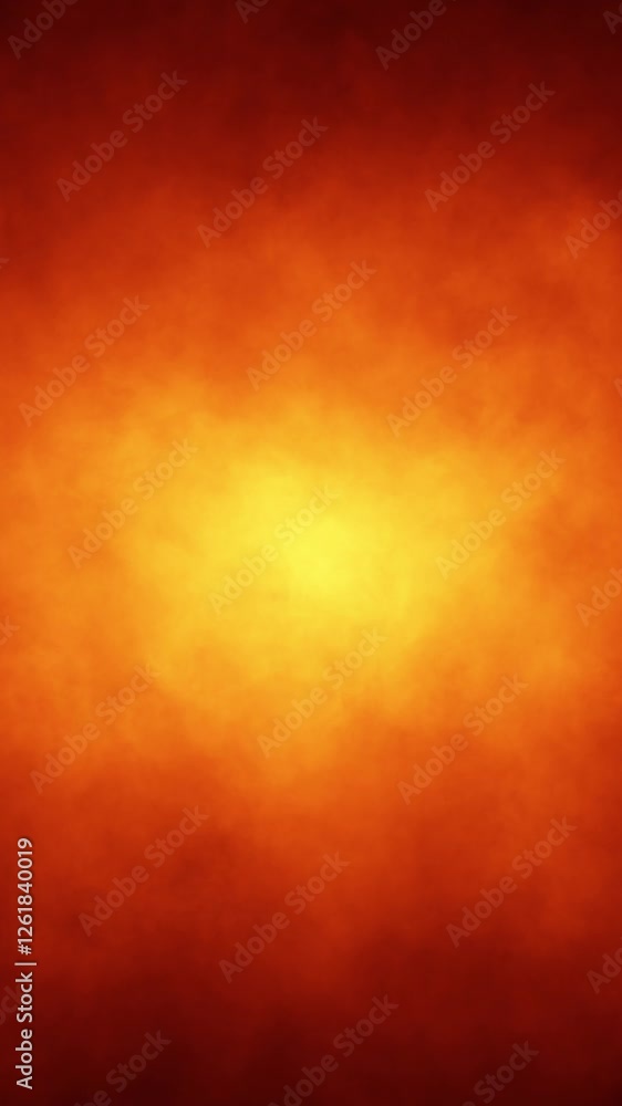 Wall mural artistic blurred loop fire flames vertical animation.