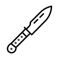 Sacrificial Knife Vector Icon