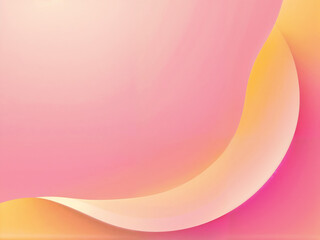 Abstract glow Minimalist banner background, pastel colorful, pink and yellow gradation. Circle effect style geometric illustration background