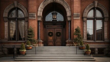 historic brick office