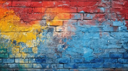 brick colorful grunge texture
