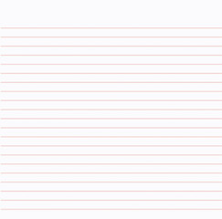Fototapeta premium Clean simple lined paper, paper, sheet, letter, paper background. Vector. Notebook, writing paper, seamless, page, cloth, chart, school book, paper. graphic, design background. Simple paper. 