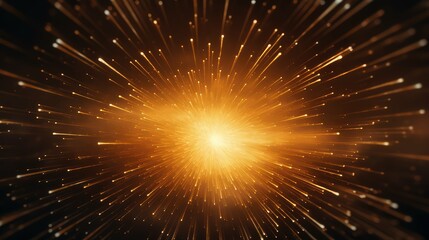 Obraz premium contrast gold starburst background