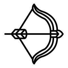 Barebow Vector Icon