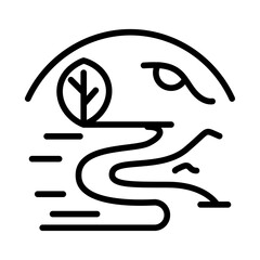 Lazy River Vector Icon