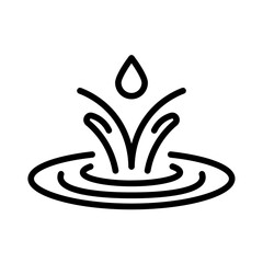 Splash Pad Vector Icon © SAMDesigning