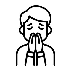 Severe Allergy Vector Icon