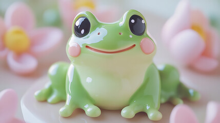 Obraz premium Cute Frog 3D