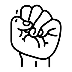 Cracked Knuckles Vector Icon