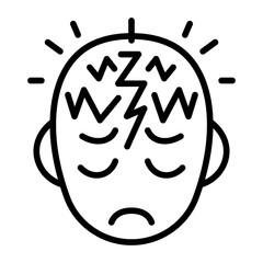 Throbbing Pain Vector Icon