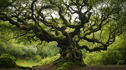 Fototapeta premium forest gnarled tree