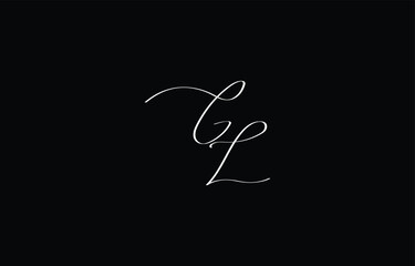 A minimal yet stylish depiction of white cursive lettering forming GL on a dark background, symbolizing elegance and simplicity.
