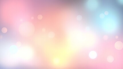 Dreamy Pastel Bokeh Background: Soft, Light, and Airy