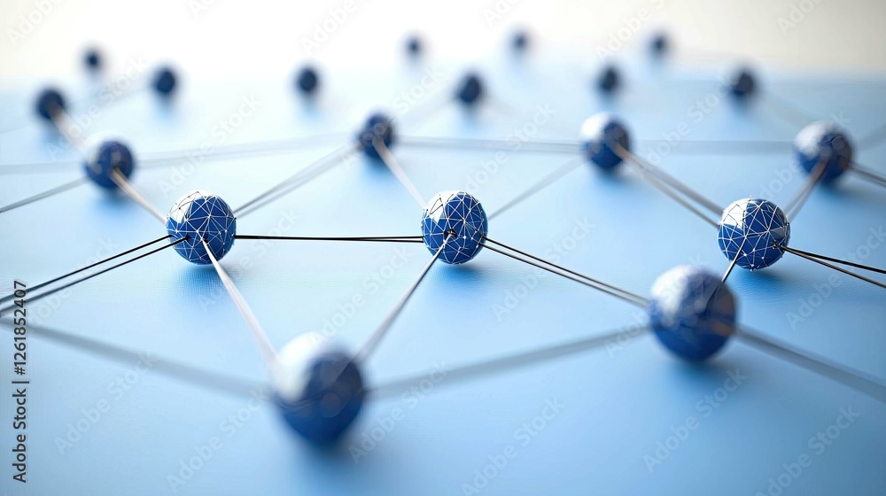 Poster global network connection: abstract digital technology background. futuristic communication and inte