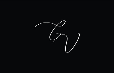 A minimal yet stylish depiction of white cursive lettering forming GV on a dark background, symbolizing elegance and simplicity.
