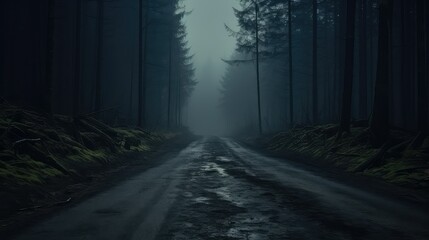 Obraz premium gravel road in