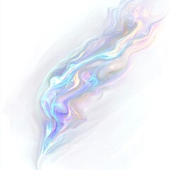 Ethereal Abstract Swirl with Soft Pastel Hues and Flowing Movement in a Dreamy Atmosphere