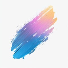 Colorful Abstract Brush Stroke Background in Pink, Blue, and Orange Tones for Creative Designs and Textures