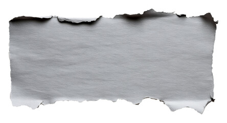 Naklejka premium torn paper edge with rough texture, isolated background. art material concept